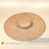 Petershams Millinery Supplies metallic lurex sinamay cartwheel fascinator hat base
