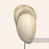 Petershams Millinery Supplies metallic lurex sinamay halo crown fascinator hat base