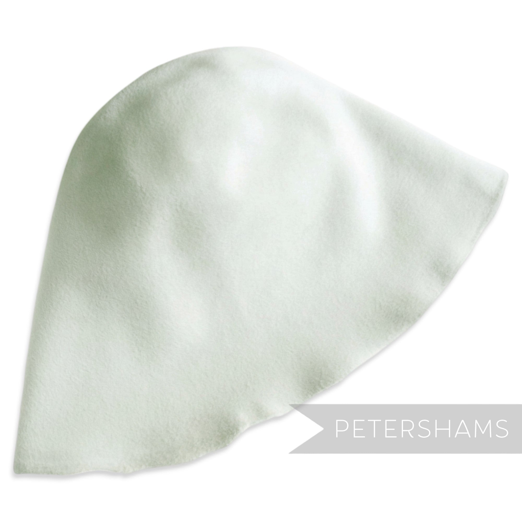 Petershams Millinery Supplies extra large pale mist green peachbloom velour fur felt hat body for millinery project