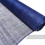Petershams Millinery Supplies navy blue sinamay fabric, 1/2 metre length, ideal for hat making and fascinators.