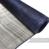 Petershams Millinery Supplies navy blue sinamay fabric, 1/2 metre length, ideal for hat making and fascinators.