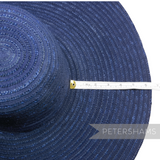 Petershams Millinery Supplies vintage navy blue petersham ribbon and laichow straw hat base