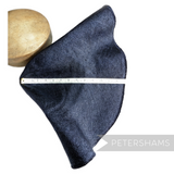 Petershams Millinery Supplies navy blue XL visca capeline hat body with 1x1 weave