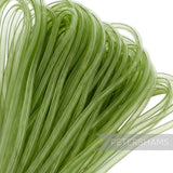 Petershams Millinery Supplies 6mm olive green tube crin millinery trim for hat making and structural design