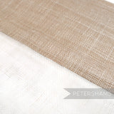 Petershams Millinery Supplies natural beige open weave sinamay abaca fabric for millinery and hat making
