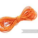 Petershams Millinery Supplies 1.5mm round orange hat elastic coiled for millinery and fascinator attachment