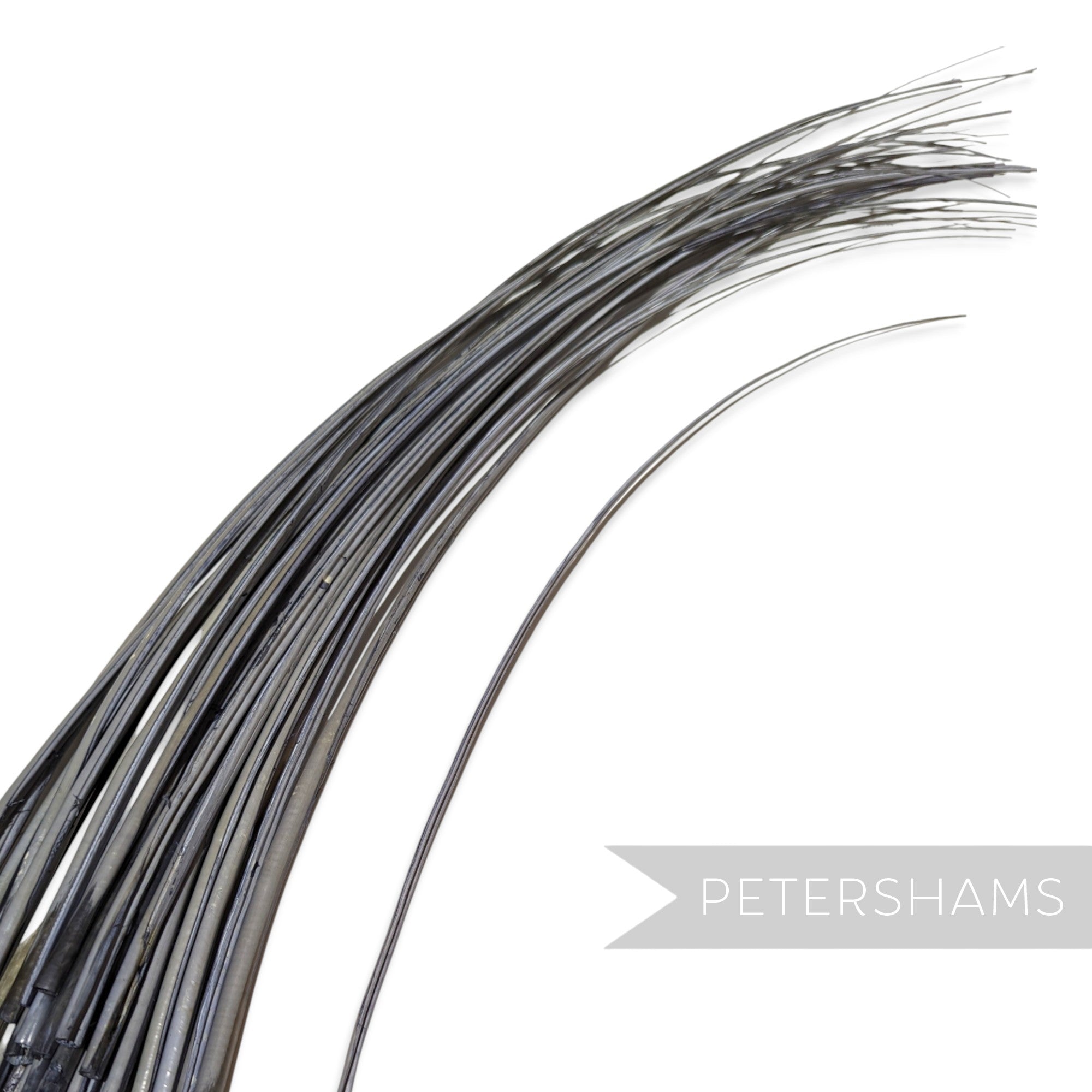 Petershams Millinery Supplies long stripped ostrich quill feather for millinery and hat making