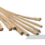 Petershams Millinery Supplies vintage brown paper wrapped wire flower stems for crafting and millinery projects.