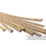 Petershams Millinery Supplies vintage brown paper-wrapped wire flower stems for craft and floral arrangements.