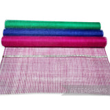 Petershams Millinery Supplies peachy pink basket weave sinamay fabric for hat making. Large weave, lightweight, and mouldable.