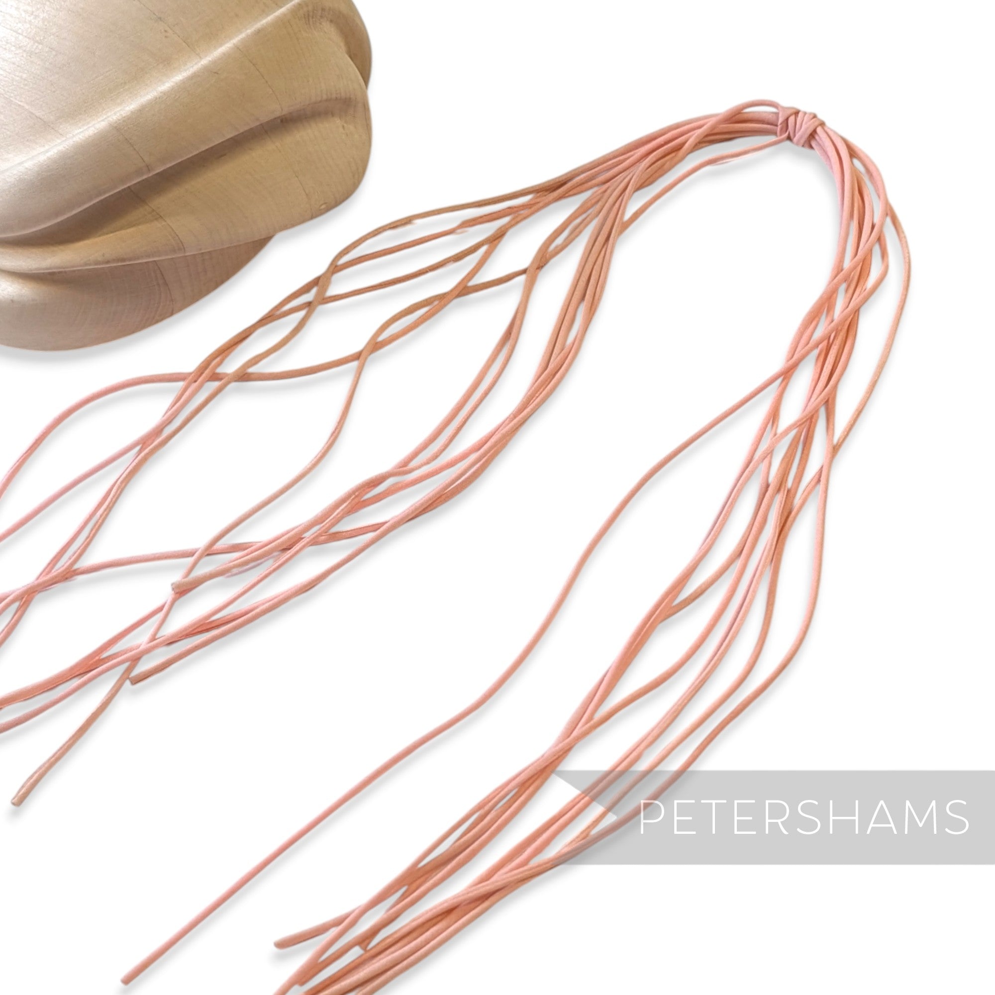 Petershams Millinery Supplies vintage pink rolled cotton organdie flower tails for millinery trim