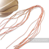 Petershams Millinery Supplies vintage pink rolled cotton organdie flower tails for millinery trim