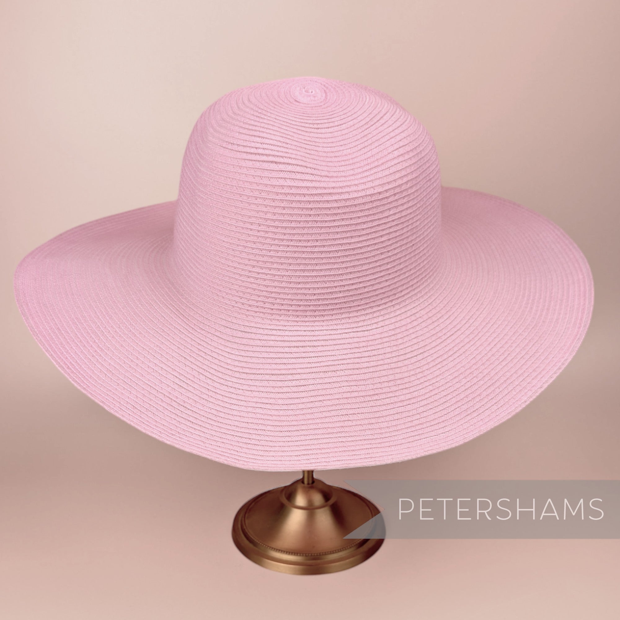 Petershams Millinery Supplies vintage 1980s pink crinoline capeline hat body