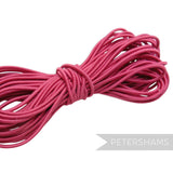 Petershams Millinery Supplies 1.5mm round pink hat elastic cord for securing fascinators and headwear
