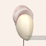 Petershams Millinery Supplies rose pink sinamay halo crown fascinator hat base
