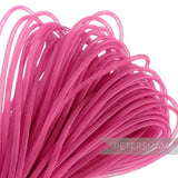 Petershams Millinery Supplies bright pink 4mm tube crinoline, ideal for hat making and trims.