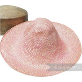 Petershams Millinery Supplies pink mini wheatstraw capeline hat body for hat making