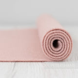 Petershams Millinery Supplies blush pink 3mm thick thermoformable wool felt fabric roll for hat making and millinery