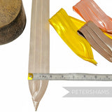 Petershams Millinery Supplies pleated satin puggaree hat bands in various colours