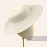 Petershams Millinery Supplies polybraid boater fascinator hat base