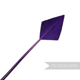 Petershams Millinery Supplies purple arrowhead turkey quill feather for hat and fascinator decoration
