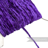 Petershams Millinery Supplies vintage purple chenille wire for veiling dots and hat making