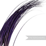 Petershams Millinery Supplies long purple stripped ostrich quill feather for millinery and hat making