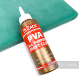 Petershams Millinery Supplies 115ml PVA adhesive bottle for stiffening straw hats