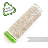 Petershams Millinery Supplies Gutermann 100% recycled beige polyester sewing thread on a 100m spool