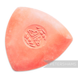 Petershams Millinery Supplies red triangular tailors chalk with embossed Butterfly brand logo for fabric marking