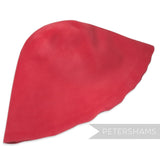 Petershams Millinery Supplies extra large soft red peachbloom velour fur felt cone hat body for millinery projects