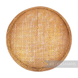 Petershams Millinery Supplies 13.5cm round gold metallic lurex sinamay fascinator hat base with stiffened edge