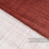 Petershams Millinery Supplies rust brown open weave sinamay abaca fabric for millinery and hat making