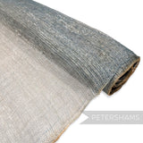 Petershams Millinery Supplies shimmery silver lurex threaded sinamay fabric roll for hat making and fascinators