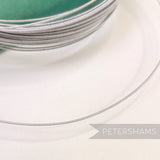 Petershams Millinery Supplies 0.8mm white rayon covered millinery wire for hat making and floral crafts