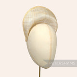 Petershams Millinery Supplies natural sinamay halo crown fascinator hat base