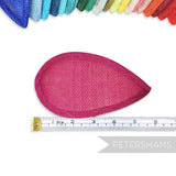 Petershams Millinery Supplies teardrop shaped sinamay hat base
