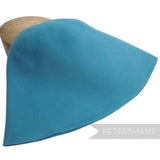 Petershams Millinery Supplies extra large sky blue wool felt cone hat body for millinery blocking