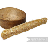 Petershams Millinery Supplies Tangle Tuft sinamay tape, natural beige, made from abaca fibres, 4.5m bundle for trims and millinery.