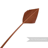 Petershams Millinery Supplies blush arrowhead turkey quill feather for hats and fascinators