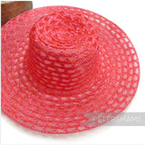 Petershams Millinery Supplies tutti frutti zig zag threaded crinoline capeline hat body for millinery projects