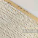 Petershams Millinery Supplies vintage 1950s English Nottingham guipure cotton lace trim with a teeny leafy design.