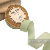 Petershams Millinery Supplies vintage 25mm  eau de nil  nylon ribbon roll for millinery and dressmaking