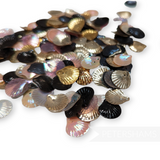 Petershams Millinery Supplies vintage seashell sequins in assorted metallic and iridescent colours for bridal crafts