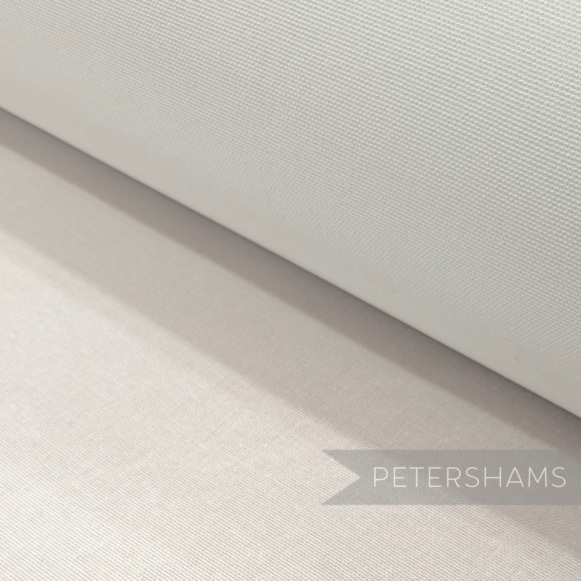 Petershams Millinery Supplies white double-sided stiffened cotton buckram fabric for hat blocking