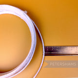 Petershams Millinery Supplies 1.6mm white cotton covered millinery wire on a 10m reel