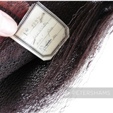 Petershams Millinery Supplies Wilma vintage dark brown honeycomb veiling with floral pattern weave made in France