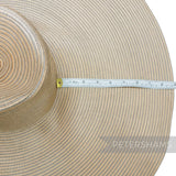 Petershams Millinery Supplies ginormous XL two-tone polybraid capeline hat body