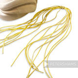Petershams Millinery Supplies vintage yellow rolled cotton organdie flower tails for millinery trim
