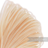 Petershams Millinery Supplies 4mm pale peach tube crinoline, ideal for hat structure and trims.